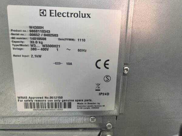 Pralnicowirówka wolnostojąca wysokoobrotowa Electrolux W4300H (INV:348)